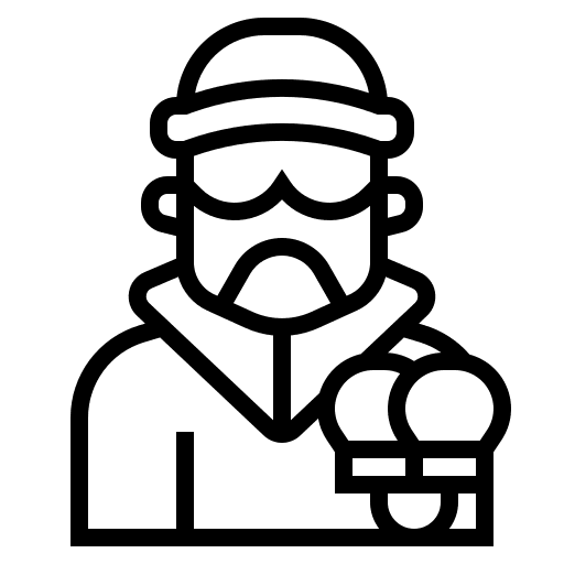 Criminal professions and jobs occupation people icon