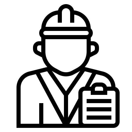 Engineer worker user job icon