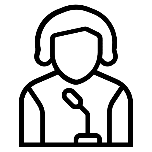 Speaker speak people man icon