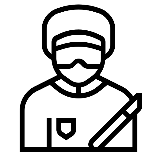 Surgeon medical doctor occupation icon