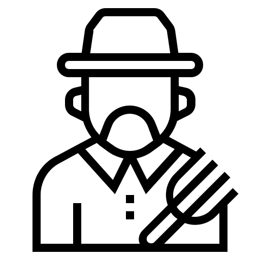 Farmer people profession avatar icon