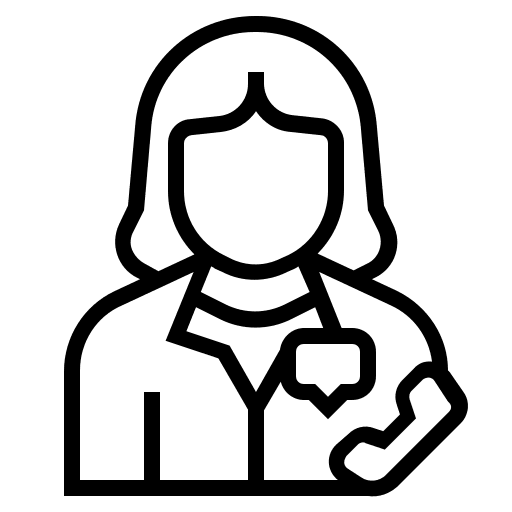 Secretary officer user professions and jobs icon