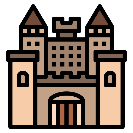 Castle fortress castle fantasy icon