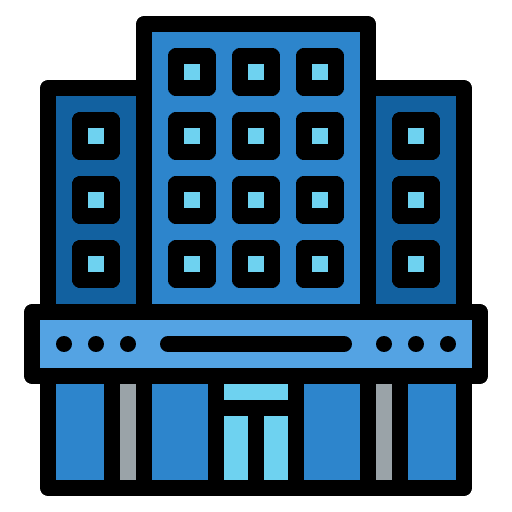 Office town office architectonic icon