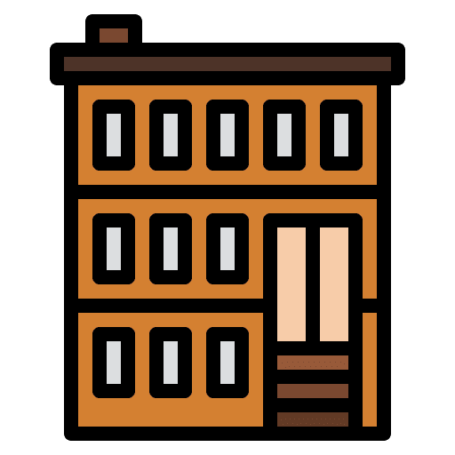 Apartment apartment business houses icon