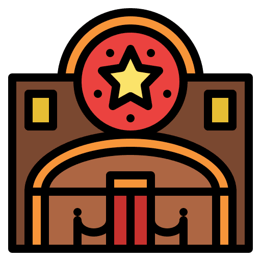 Cinema cinema building architecture and city icon