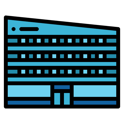 Company agency company architecture icon