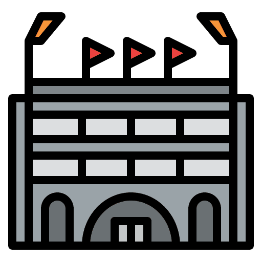 Stadium architecture buildings stadium icon