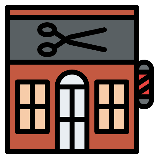 Barber shop beauty moustache barber shop icon