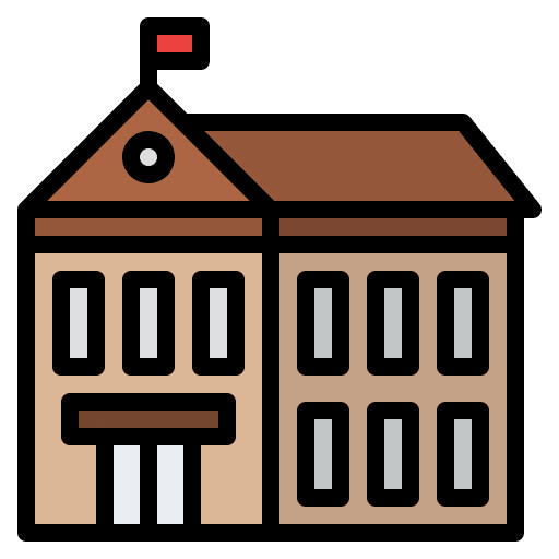 School college education high school icon