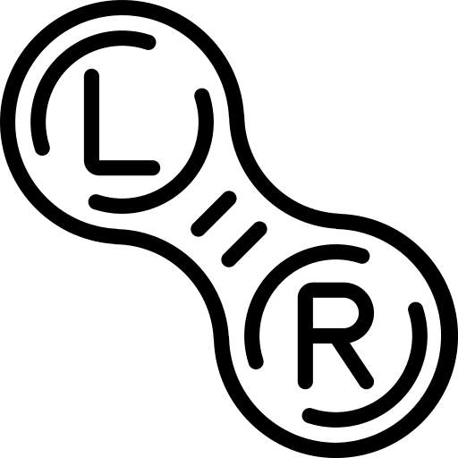 Contact lens eye testing glasses vision icon