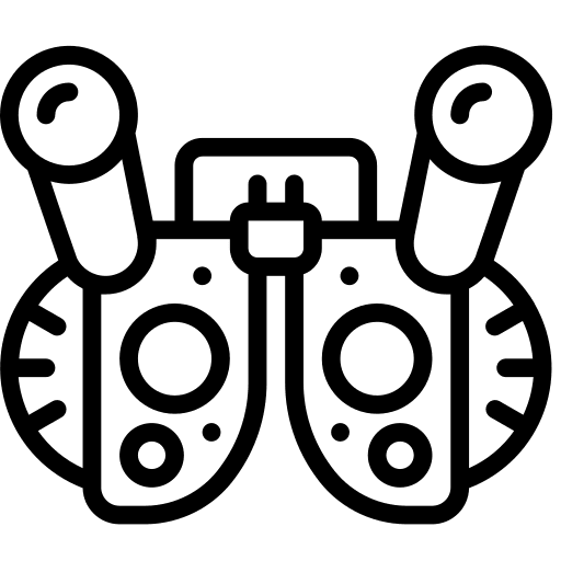 Eye test medical healthcare and medical healthcare icon