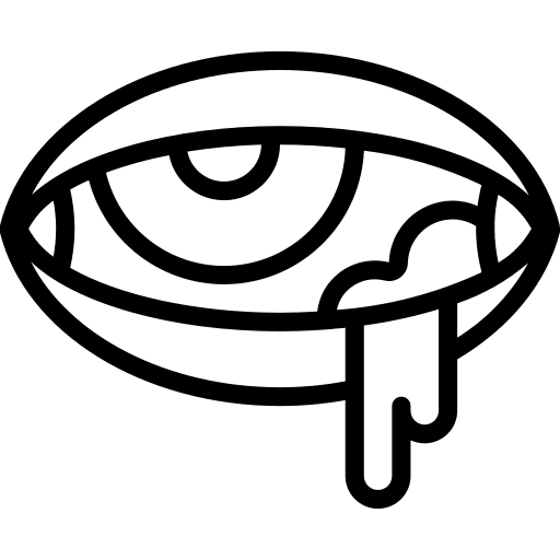 Infection infection healthcare and medical conjunctivitis icon