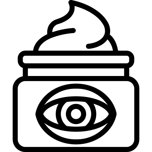 Cream cream medical vision icon