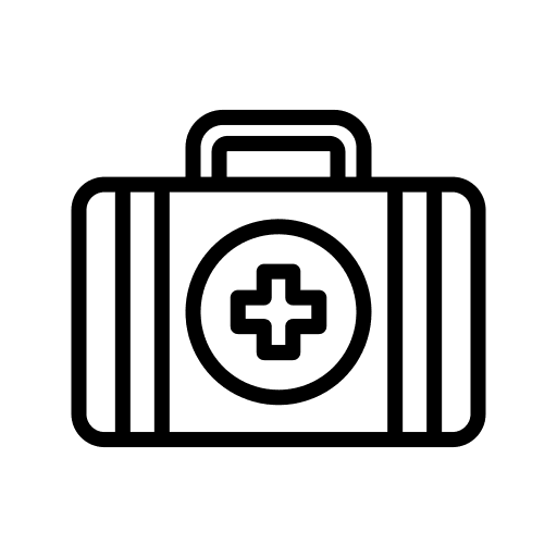 First aid kit tools and utensils healthcare and medical medicine and health icon