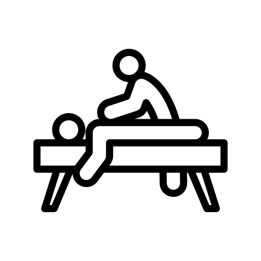 Massage spa body healthcare and medical icon