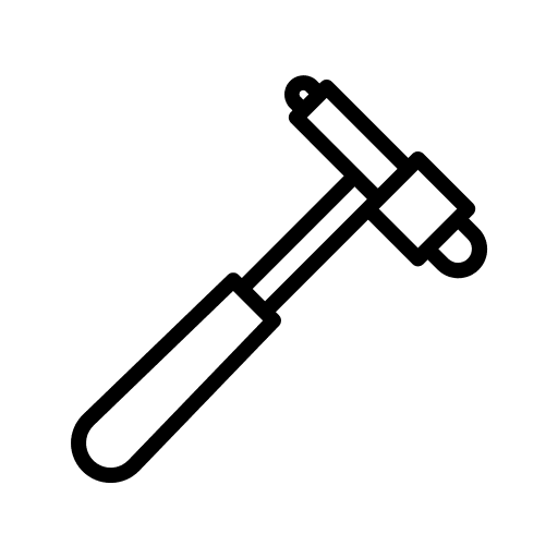 Reflex hammer reflex hammer tools healthcare and medical icon