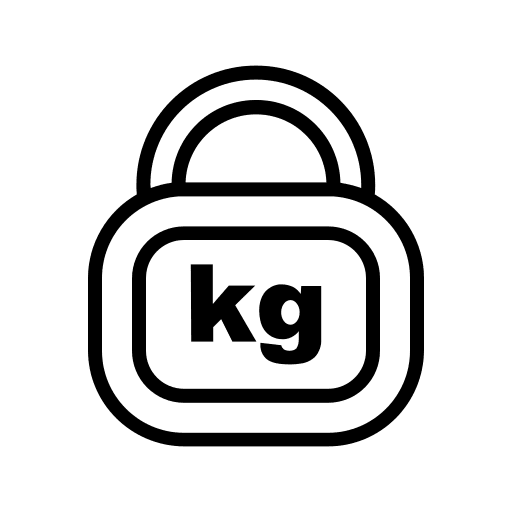 Gym tools and utensils weight gym icon