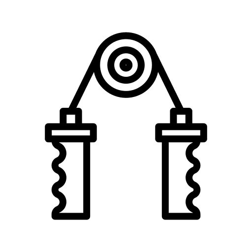 Hand grip hand exercise hand grip icon