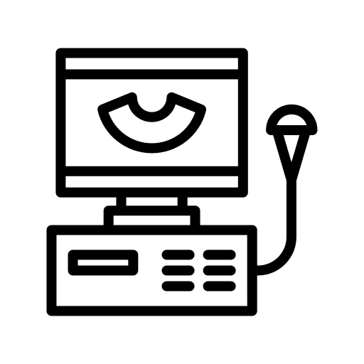 Ultrasound machine healthcare and medical ultrasound machine machine icon