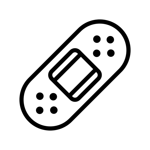 Bandage healing first aid pharmacy icon