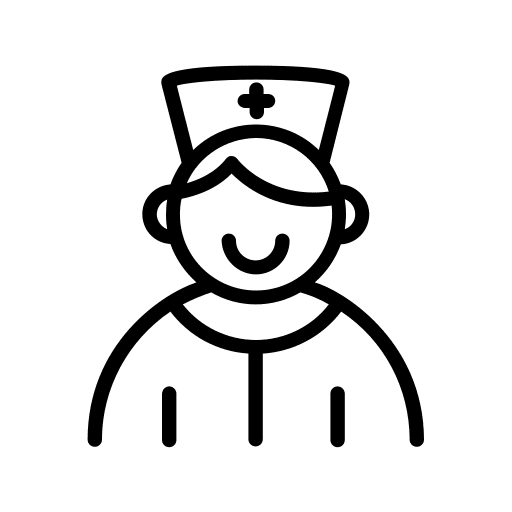 Nurse nurse professions and jobs illness icon