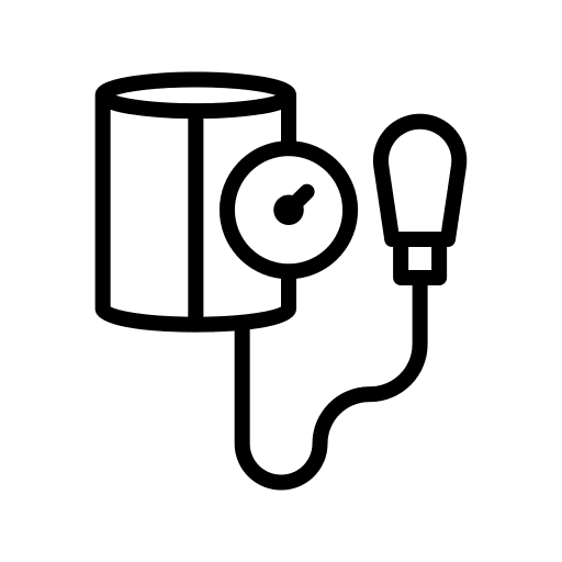 Sphygmomanometer blood pressure medical sphygmomanometer icon