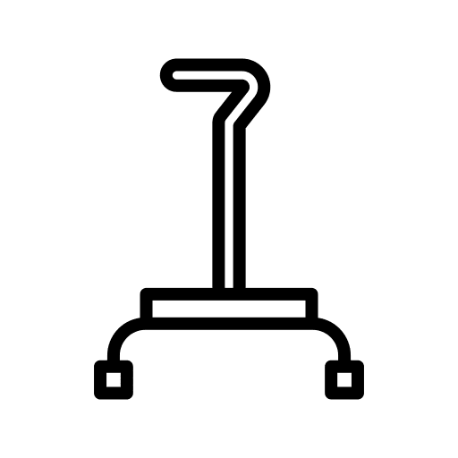 Walking stick walking stick elderly walking aid icon