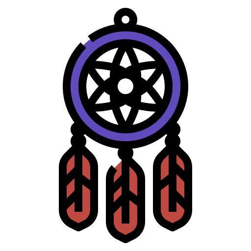 Dreamcatcher culture ornamental adornment icon