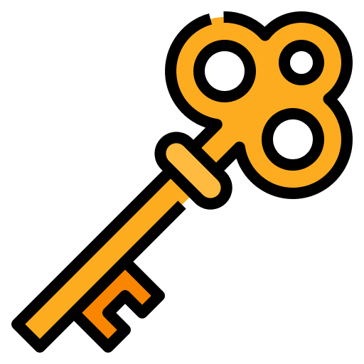 Key antique miscellaneous key icon