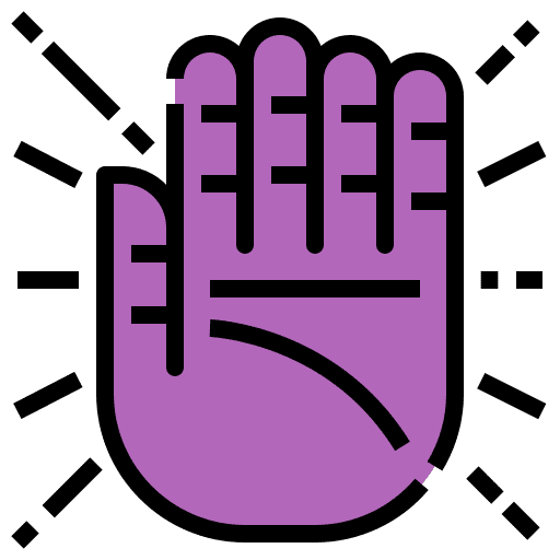 Palmistry hands and gestures clairvoyance fortunetelling icon