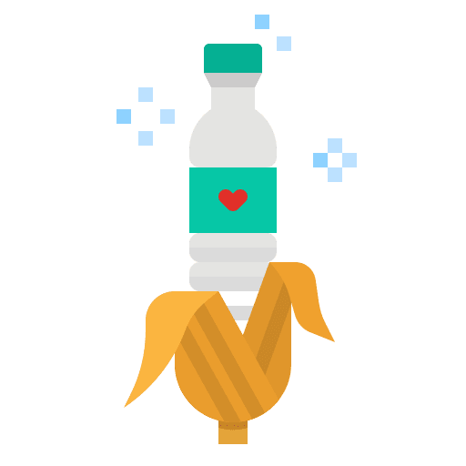 Bioplastic natural bio ecology and environment icon