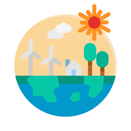 Ecology ecosystem green earth ecology icon
