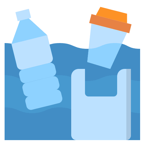 Garbage garbage ocean pollution icon