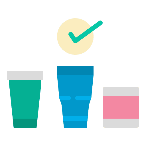 Cups reuse furniture and household glass icon