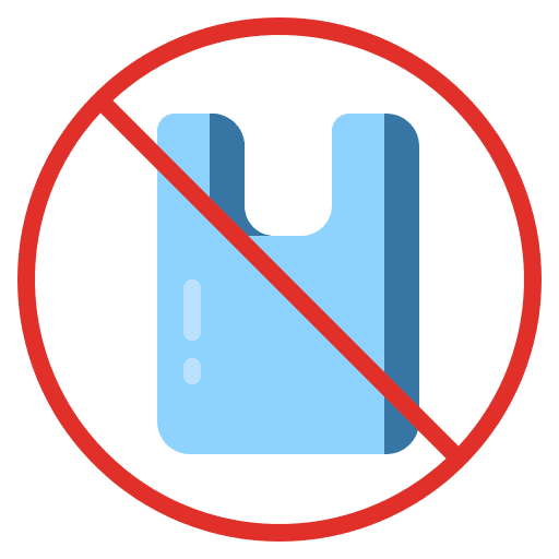 No plastic ecology and environment plastic ecology icon