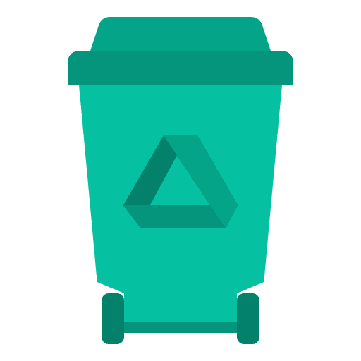 Recycle bin plastic bin plastic ecology and environment icon