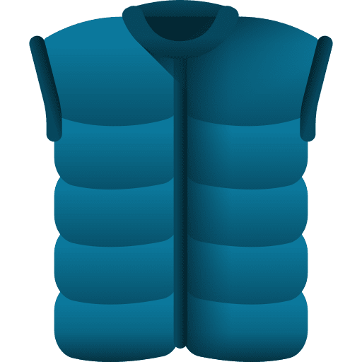 Jacket cloth vest garment icon