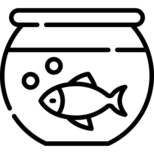 Fish tank pet shop miscellaneous aquarium icon