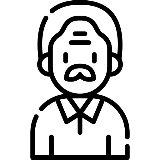 Grandfather elderly avatar people icon