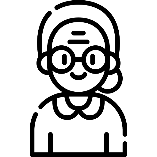 Grandmother elder grandmother old icon