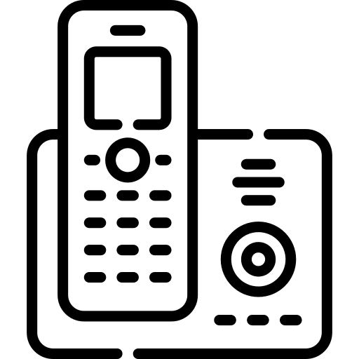 Home telephone miscellaneous house things icon