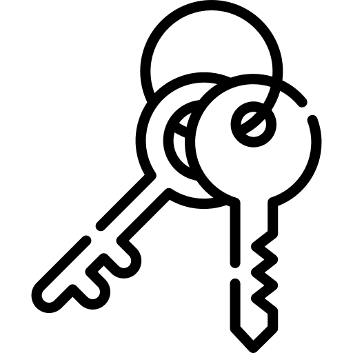 Keys house door miscellaneous icon