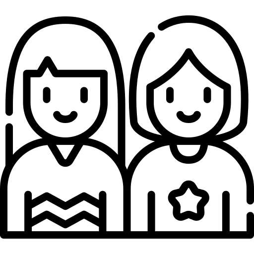 Sisters people family miscellaneous icon