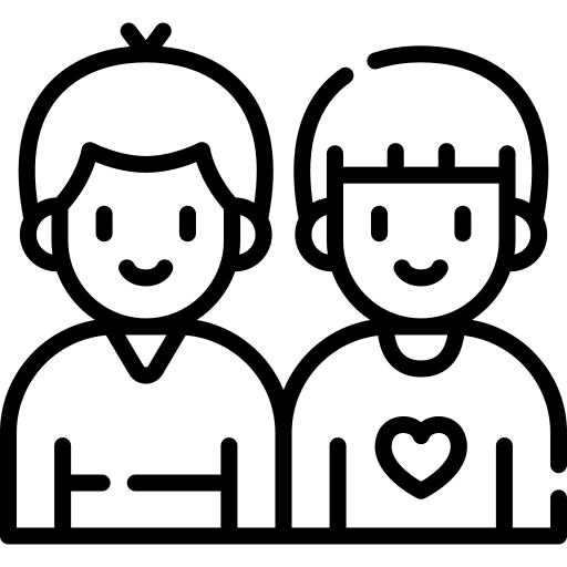 Brothers boy brotherhood child icon