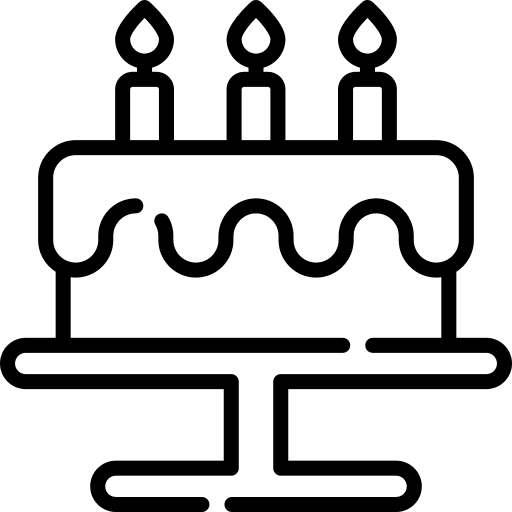 Birthday cake food birthday cake cakes icon