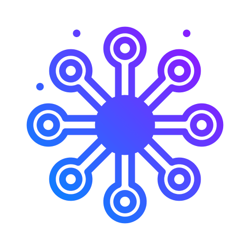 Flower flower amulet shape icon