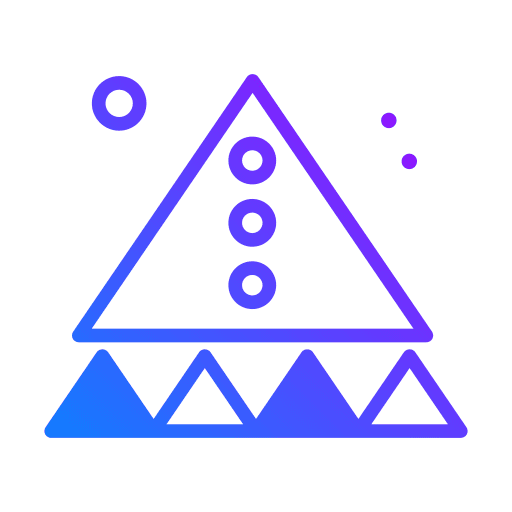 Triangles shapes and symbols small triangles triangles icon