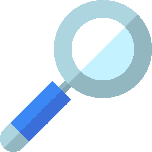 Search loupe search detection icon