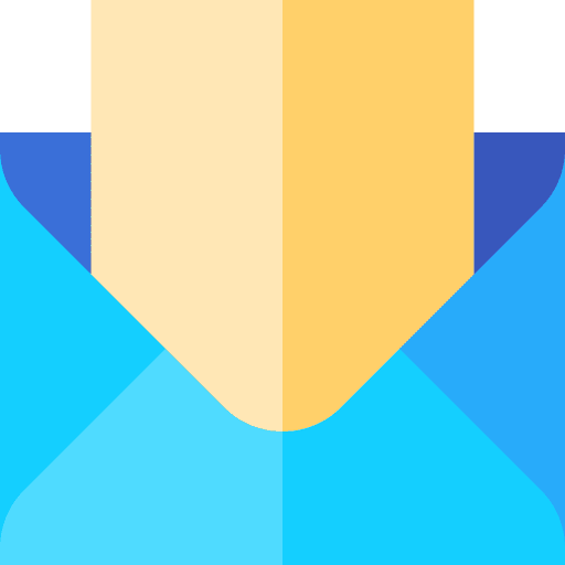 Email stamp social communications icon